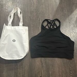 Lululemon high neck sports bra